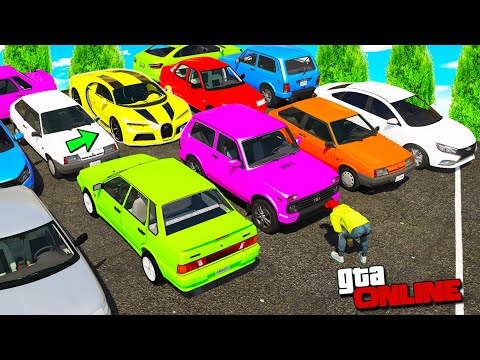 Видео: БИТВА АВТОУГОНЩИКОВ В ГТА 5 ОНЛАЙН. ИЗДЕВАЮСЬ НАД ДОННИ ПОСТАВИЛ ИЗИ ТАЧКИ! БИТВА ВОРОВ GTA 5!