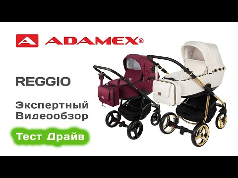 Видео: Adamex REGGIO Special Edition коляска 2 в 1 выбираем с экспертом на Тест Драйве