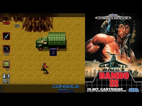Видео: Rambo 3 (Рэмбо 3) - прохождение игры (Sega Mega Drive, 16-bit)