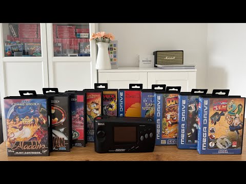 Видео: Sega Nomad и моя коллекция картриджей на Sega Mega Drive / Genesis ( 1 часть )