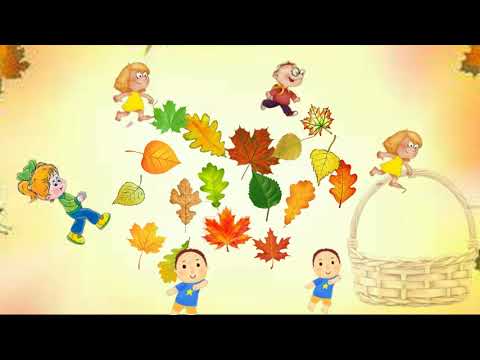 Видео: Гра "Збери листочки" автор Ольга Маєвська