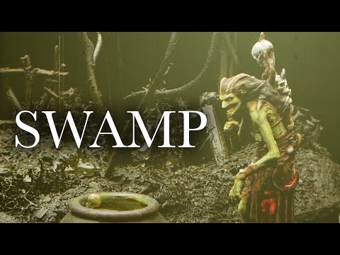 Видео: Создание модульной местности SWAMP для настольных игр