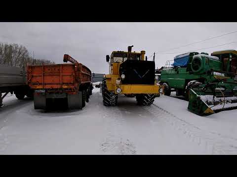 Видео: ТРАКТОР К-700А. МАЛО СНЕГА, А РАБОТЫ ОКАЗАЛОСЬ МНОГО.