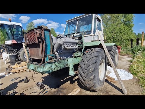 Видео: Новый двигатель ЯМЗ-236М2 в ХТЗ - Т150к / ужасная комплектация! Косяк на косяке. За Русь!