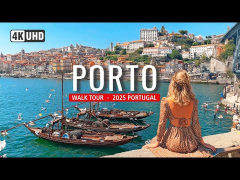 Видео: Пешеходная экскурсия по Порту 🇵🇹 🍷 | Улицы Порту, виды на реку и городская атмосфера!