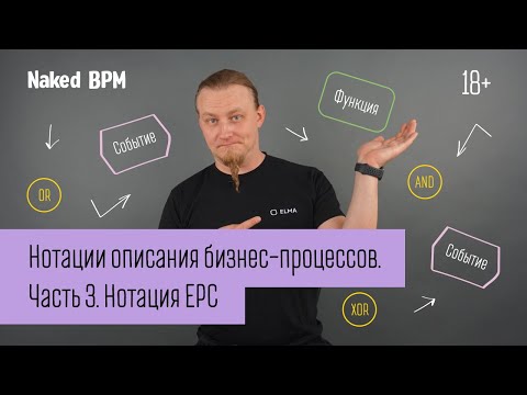 Видео: Нотации описания бизнес-процессов. Часть 3. Нотация EPC | Naked BPM