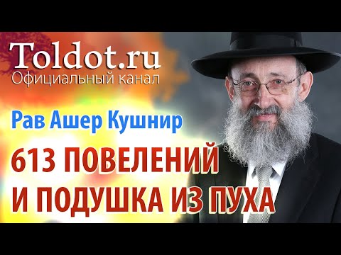 Видео: Рав Ашер Кушнир. 613 повелений и подушка из пуха. Месилат Йешарим 14