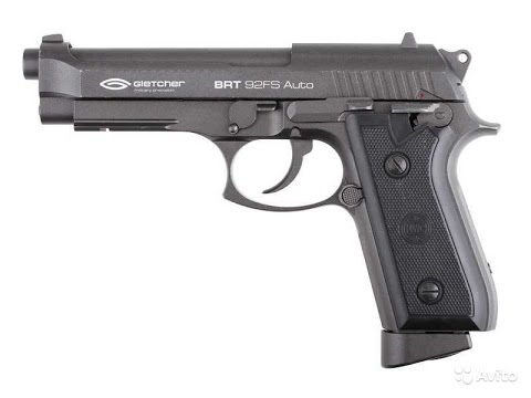 Видео: Обзор пневматического пистолета GLETCHER BRT 92FS AUTO после года использования