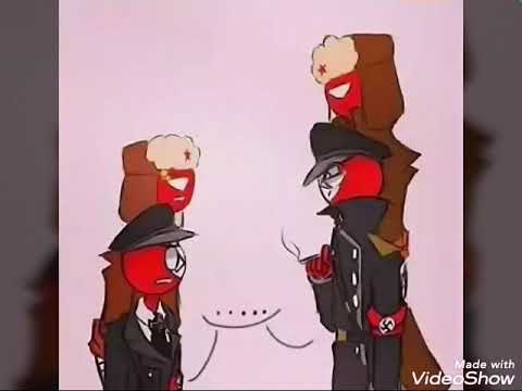 Видео: СССР и Т-й Рейх - "слеза" countryhumans полная версия