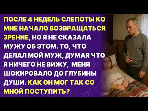 Видео: Мой муж не знал что ко мне вернулось зрение! То что я увидела...