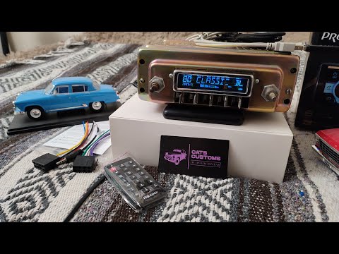 Видео: Переделка приемника газ 21 на prology cmd 350 с экраном, подсветкой и handsfree 