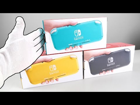 Видео: распаковка Nintendo Switch Lite [АСМР]