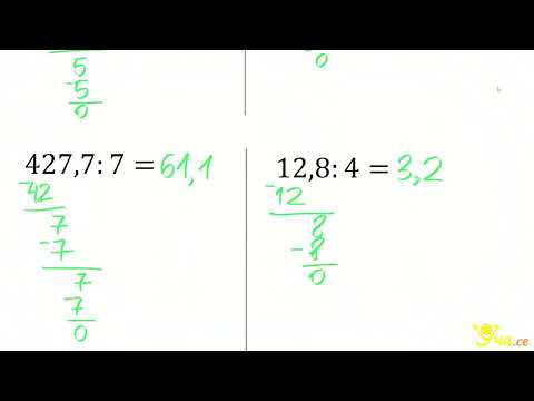 Видео: Ето как! Деление на десетични дроби с естествено число  Математика 5  клас