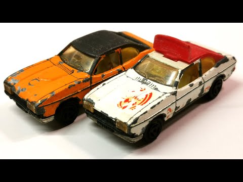 Видео: Реставрация Majorette Ford Capri № 251. Отливка игрушечной модели. Два Форда разных цветов.