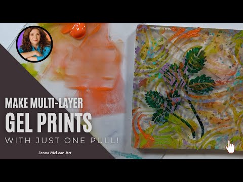 Видео: Создавайте многослойные гелевые отпечатки всего одним движением!