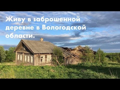 Видео: Живу в заброшенной деревне в Вологодской области.