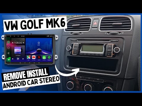 Видео: Удаление, установка и настройка магнитолы на Android для VW Golf MK6 Volkswagen Pluscenter