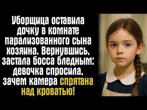 Видео: Уборщица оставила дочку в комнате парализованного сына хозяина. Вернувшись, застала босса бледным