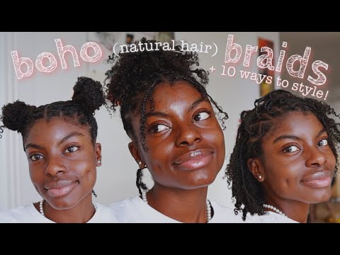 Видео: Косы бохо из натуральных волос | Обновление информации о выпадении волос за 6 месяцев с Plantmade