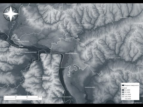 Видео: Основы QGIS #1 - Делаем карту с рельефом SRTM