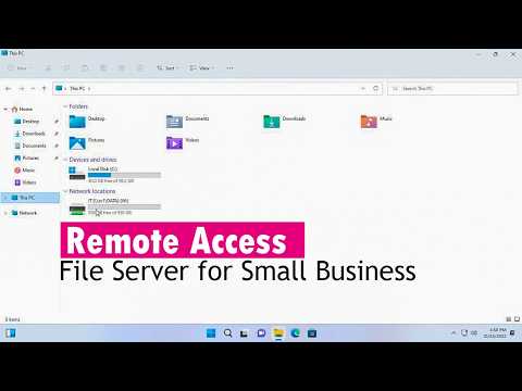 Видео: как настроить файловый сервер для удаленного доступа малого бизнеса