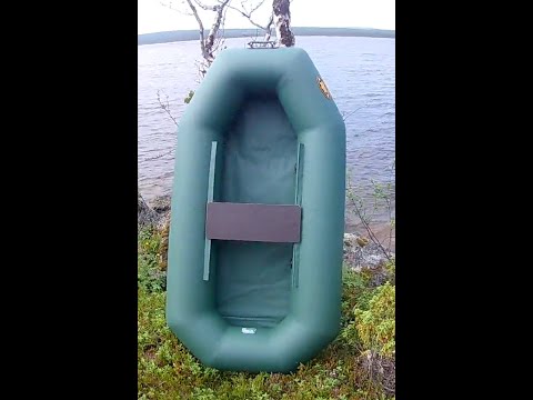 Видео: Обзор пвх  лодки  Лодки поволжья S -190 гребки...Review of the Volga Region Boats S 190 paddles...