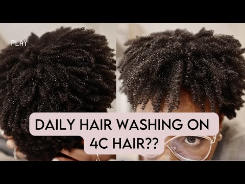 Видео: Как меня затянуло ежедневное мытье и уход за волосами 4c 👀