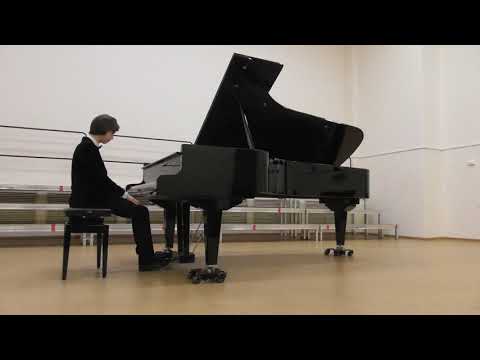 Видео: И.С.Бах. Трехголосная инвенция до минор. Исп. Даниилс Мечникс