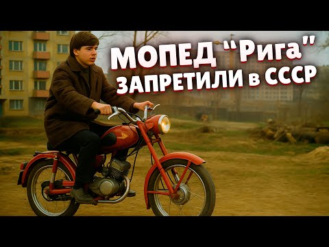 Видео: Почему мопед "Рига" ЗАПРЕТИЛИ в СССР? Что пошло не так?