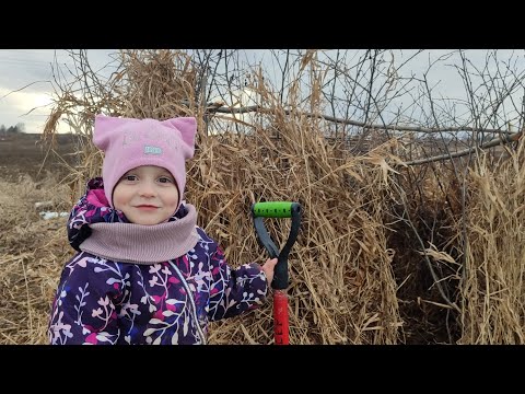 Видео: Построили скрадок для весенней охоты, ждём открытия.