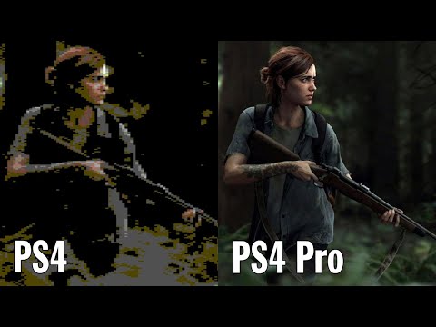 Видео: Last of US 2 — PS4 Pro vs PS4 сравнение графики