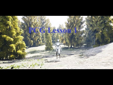 Видео: Unreal Engine 5.2 PCG Lesson 1 (Процедурная генерация)