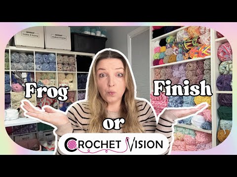 Видео: Лягушка или готово? | Решаю судьбу моих вязаных крючком проектов