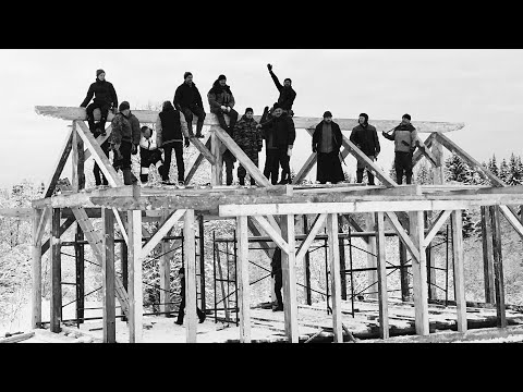 Видео: Сенной сарай. Мастер-класс по Timber Frame в д.Кинерма. 2021 год.