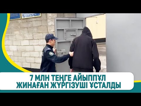 Видео: 7 млн теңге айыппұл жинаған жүргізуші ұсталды