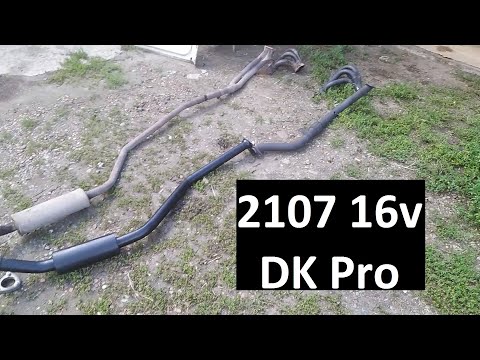 Видео: DK pro 4-1 выхлоп на Классику 16v (2101-2107 16v). Установка, сравнение, тесты, нюансы