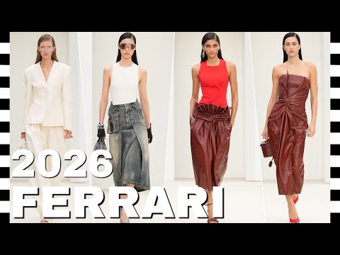 Видео: ✔️ FERRARI (Феррари) модный показ коллекции весна-лето 2026 в Милане на Неделе моды