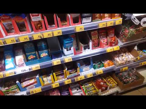 Видео: Прогулка в магазине Пятёрочка.