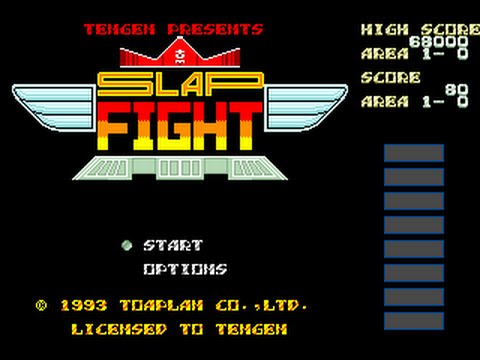 Видео: Прохождение Slap Fight режим Normal Mode cложность Hardest (SEGA Genesis / Mega Drive) СЕГА