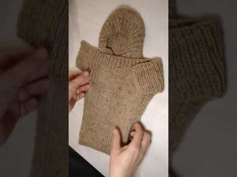 Видео: MaTusy. About knitting. Второй кокон с капюшоном.