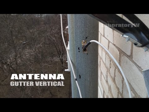 Видео: Антенна-суррогат "Водосточный вертикал" на КВ