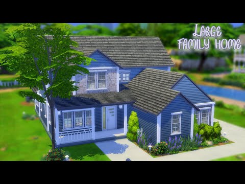 Видео: Дом большой семьи| Large family home| Строительство| Симс 4| Sims 4| Speed build| No CC