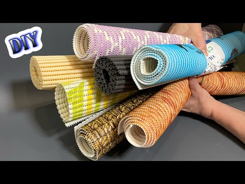 Видео: 🔊ПРОСТО НЕТ СЛОВ😱ОФИГЕННАЯ КРАСОТИЩА!!!ПЕРЕДЕЛКА ИЗ КОВРИКА ПВХ💥DIY Creative ideas