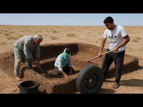 Видео: Строим глиняное жилище для выживания в пустыне | Кочевая жизнь Часть 4