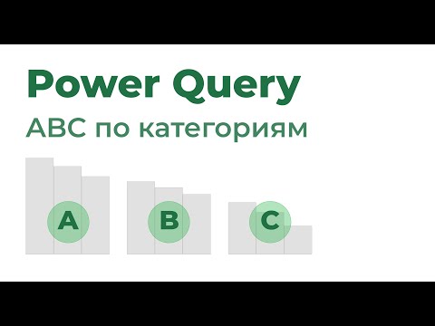 Видео: Power Query. ABC по категориям