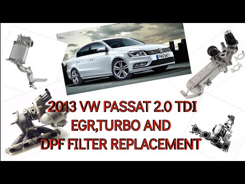 Видео: VW PASSAT 2.0 TDI EGR, TURBO И ЗАМЕНА DPF