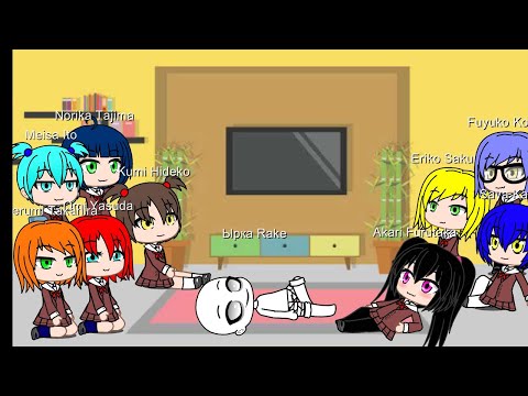 Видео: Реакция девушек из Yandere School на мой Эдит "Краш" и на мой трек "ENDLESS"