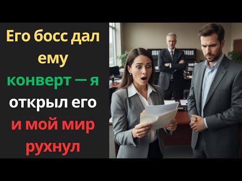 Видео: Его босс дал ему конверт — я открыл его, и мой мир рухнул!