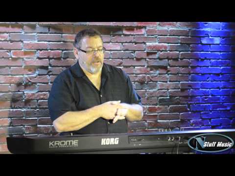 Видео: Рабочая станция с клавиатурой Korg Krome