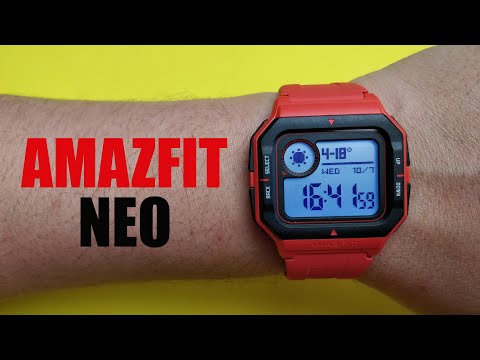 Видео: ОНИ - УМНЫЕ 🤯 Часы Amazfit Neo:  Распаковка, настройка и обзор электронных часов со смарт функциями.